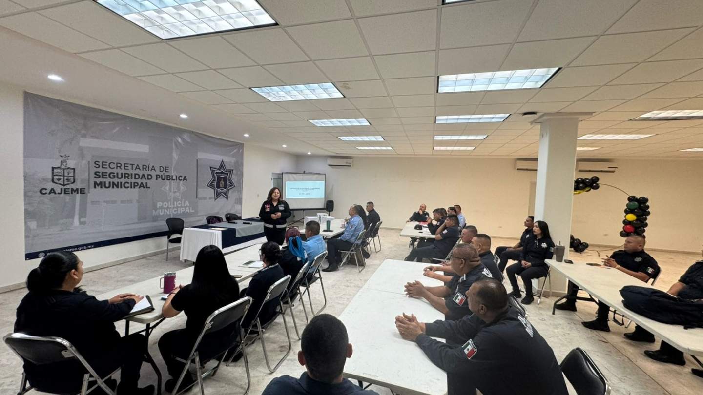 Gobierno de Sonora capacita a policías municipales de Cajeme en perspectiva de género